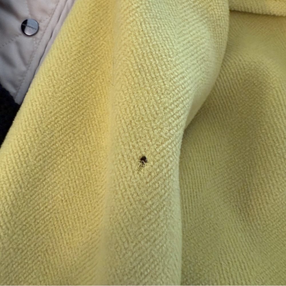 Burberry London Wool Yellow Duffel Coat - Picture 8 of 15